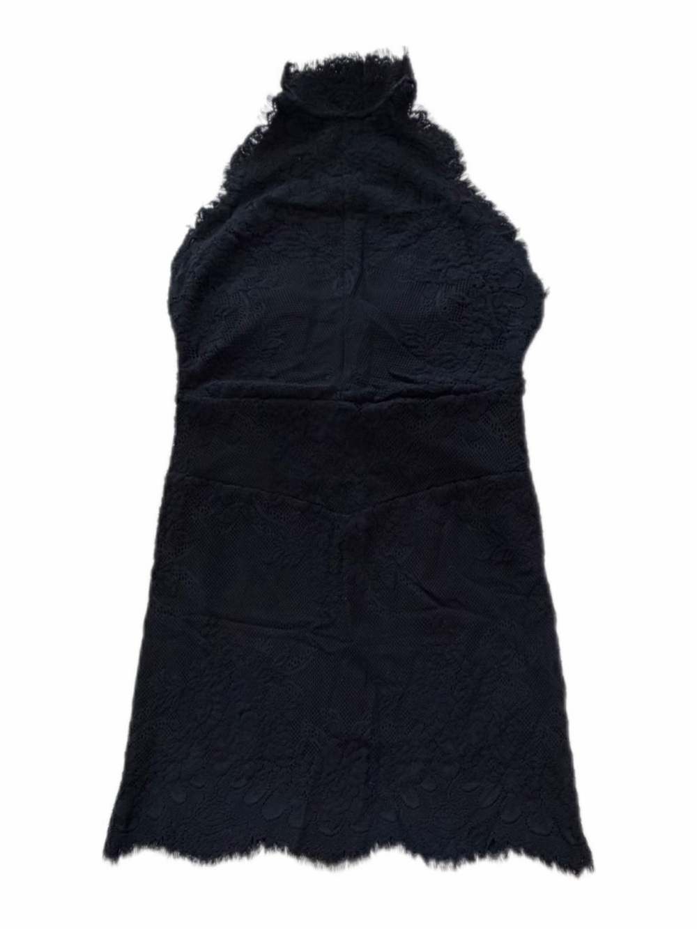 NWT ($88) Intimately Free People Lace Halter Mini Dress Womens Small Black